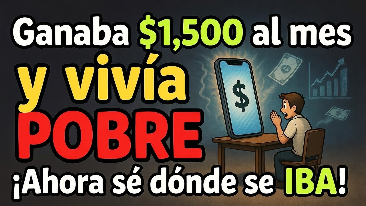 Ganaba $1,500 al mes y vivía POBRE El día que descubrí dónde se IBA mi DINERO cambió todo