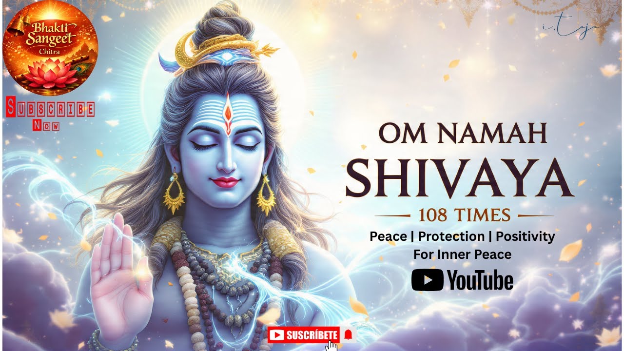 శక్తివంతమైన ఓం నమః శివాయ మంత్రం 108 సార్లు | శాంతి, భక్తి & అంతర్గత ప్రశాంతత