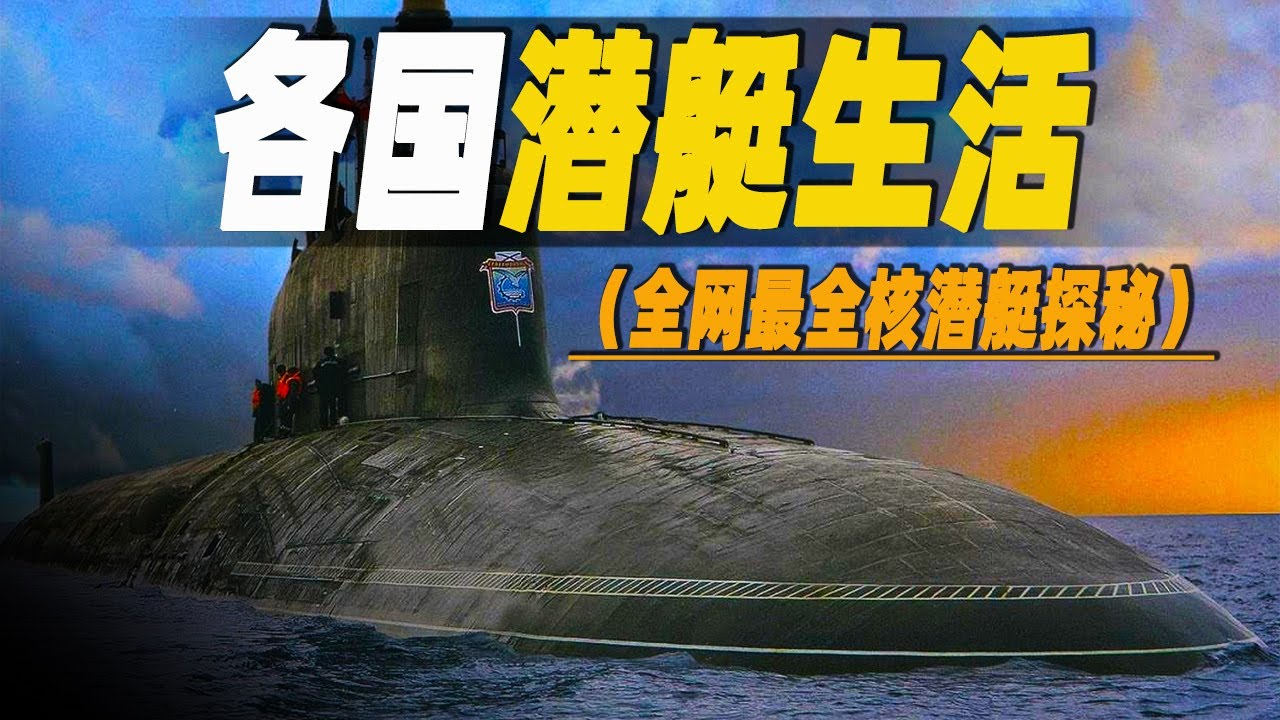 全網最全的海上核潛艇合集，一口氣看完美丨英丨德丨法丨俄等國家核潛艇上的日常，探秘價值30億美元潛艇上的官兵暗無天日的深海生活 #大脑洞记事