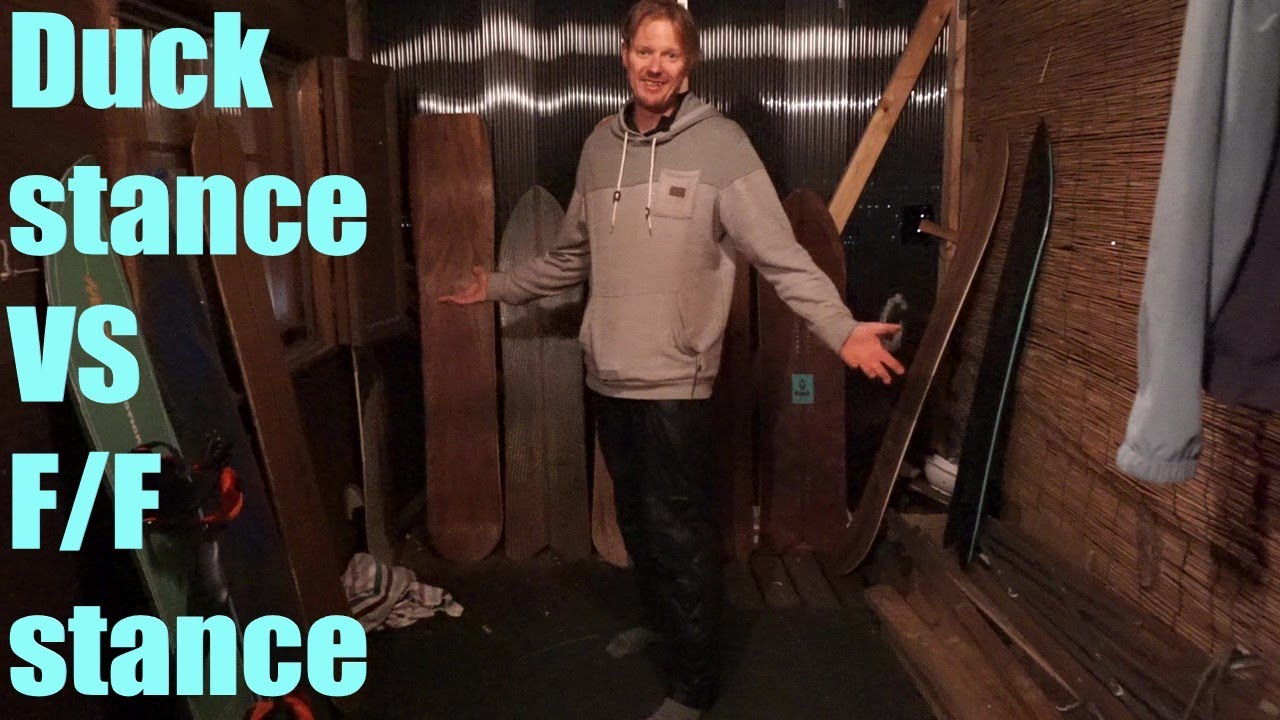 Snowboarding duck stance VS forward forward