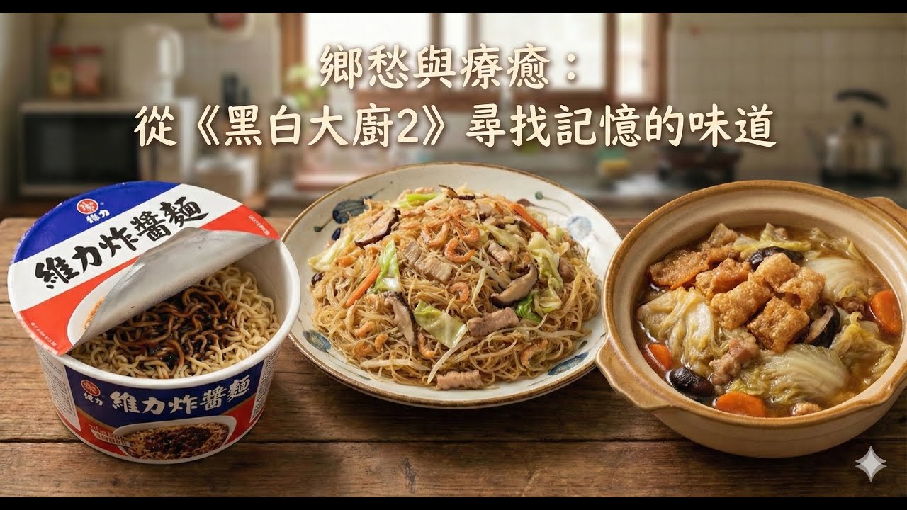 那些深藏鄉愁、回憶與被愛印象的味道-從《黑白大廚2》發現療癒自己的味道