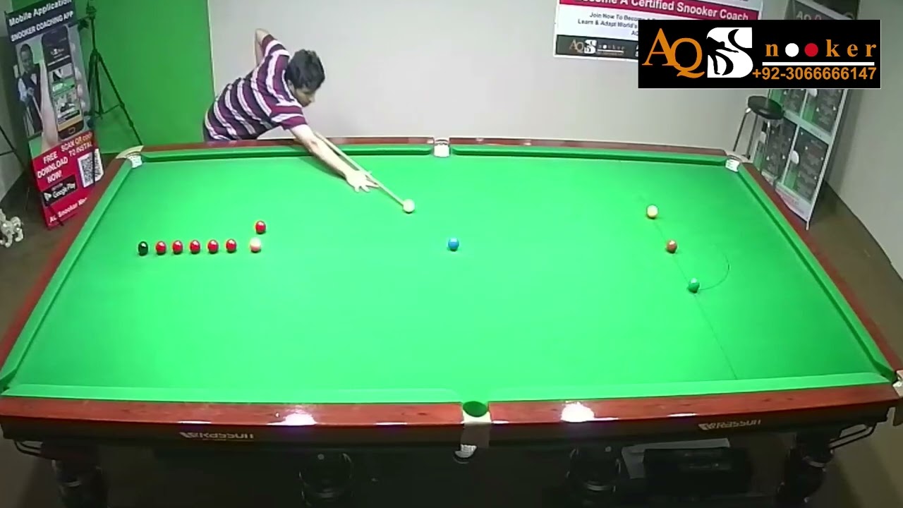 1st T-Lineup clearance by M. Ali AQ's Coaching Method Snooker 2024