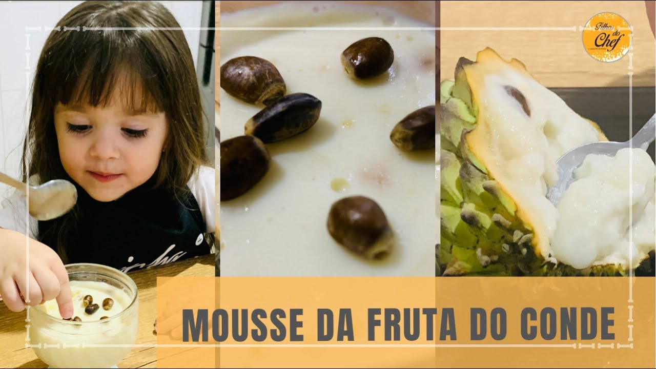 É DIFERENTE! MOUSSE DA FRUTA DO CONDE | DOCE DE PINHA | MUITO GOSTOSO | FÁCIL DE FAZER