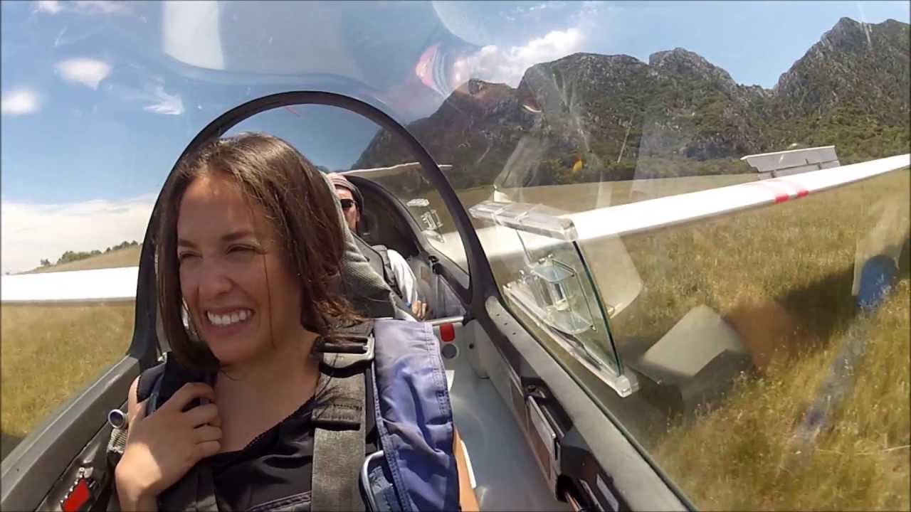 Bapteme en planeur de Paulina aux Alpilles