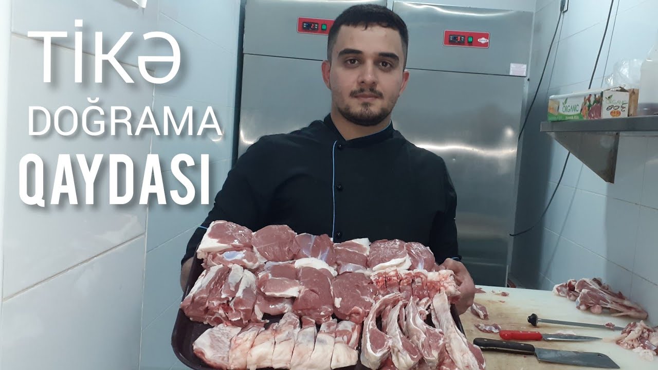 🇦🇿 Tikə doğramaq qaydası- Usta kababçı Emil