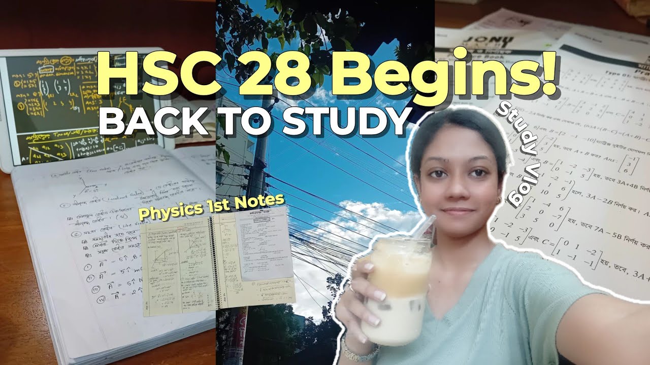 Finally Back to Studying! 📚 HSC 1st Year Vlog