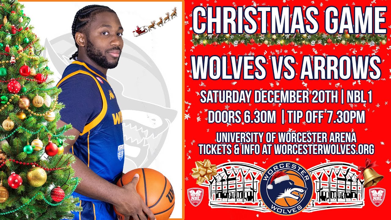 LIVE BASKETBALL - Worcester Wolves vs Sheffield Arrows NBL1
