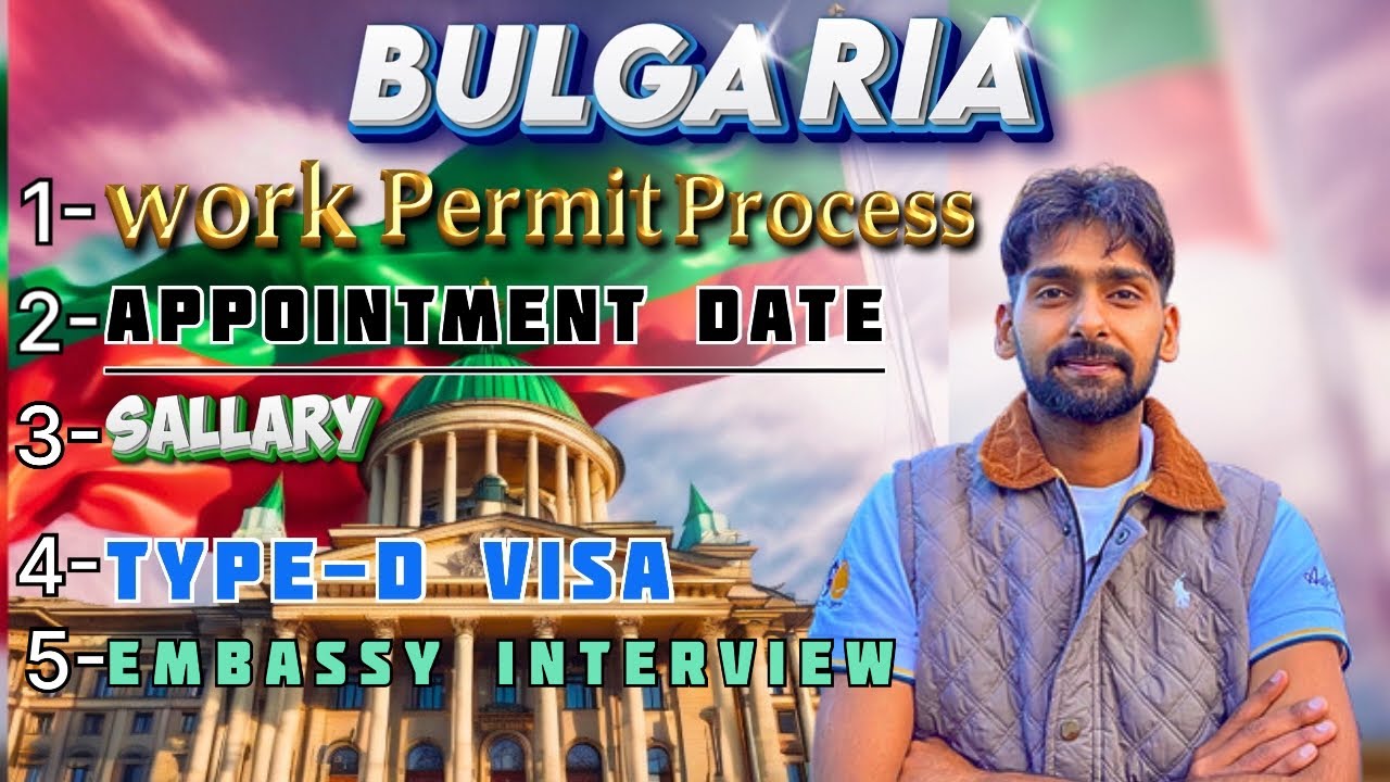 Bulgaria Work Permit 2025 | Type D Visa Full Process, Salary, Documents & Appointment Update| #visa 