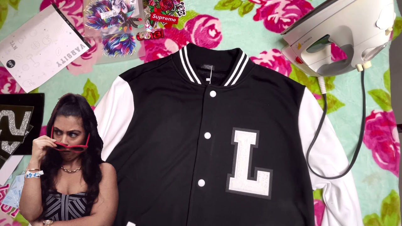 DIY Letterman Jacket for senior pictures or graduation gift
