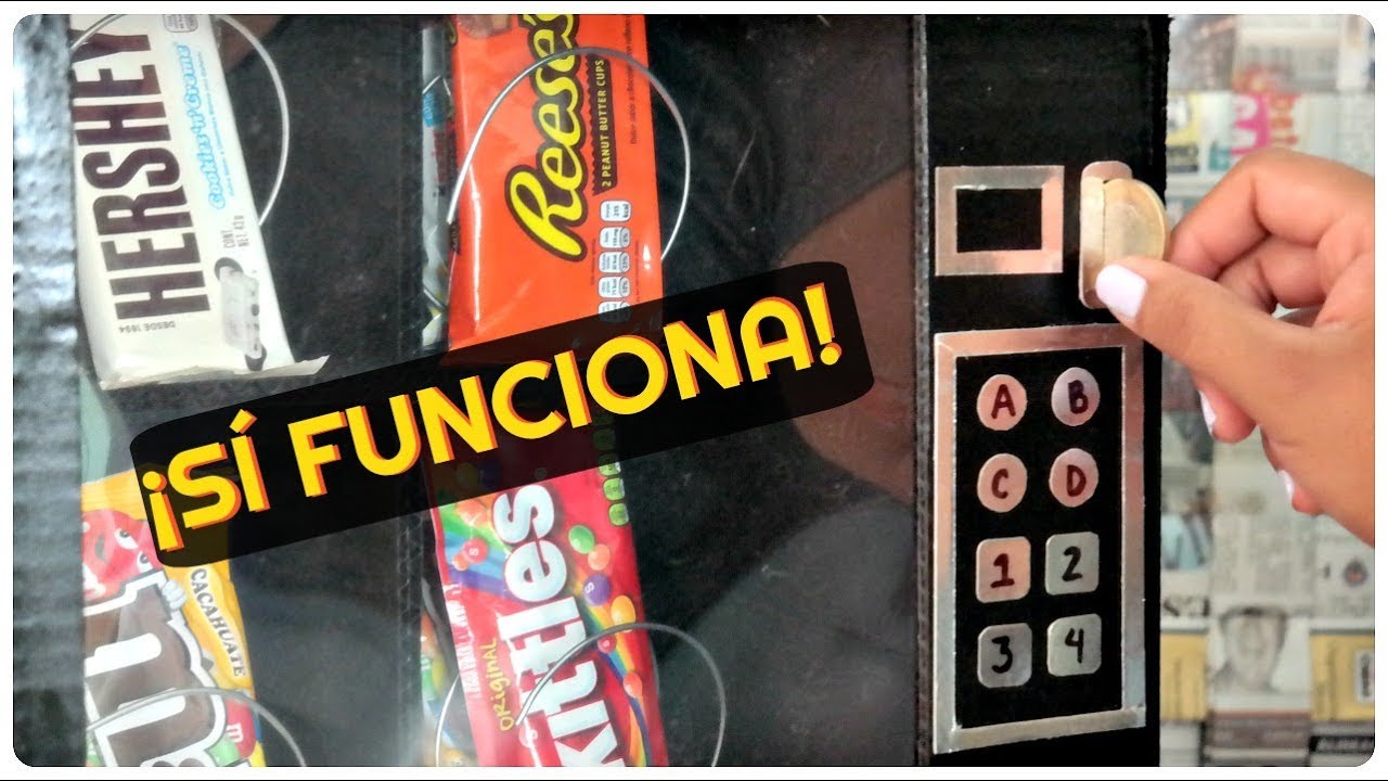 Máquina Expendedora de Dulces SÍ FUNCIONA / Regalo Original para Novio | Ame Mayén