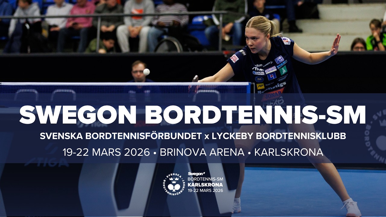 Swegon Bordtennis-SM 2026 | Dag 2 | Bord 1