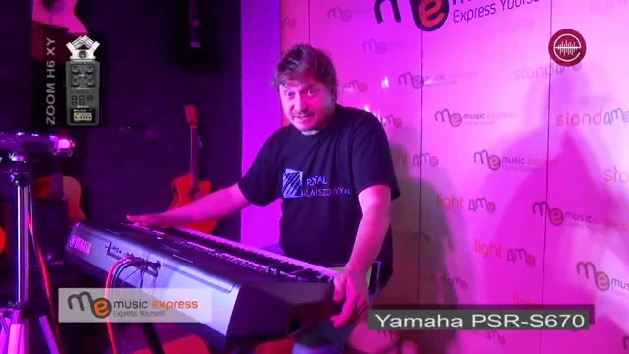 Yamaha PSR-S670 demo - test dla E MUZYK pl