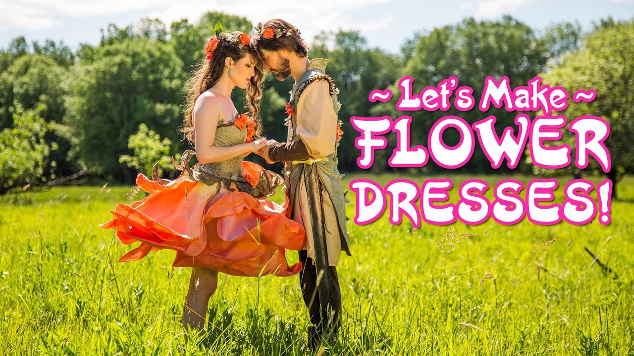 Lets start making a fairytale flower dress!