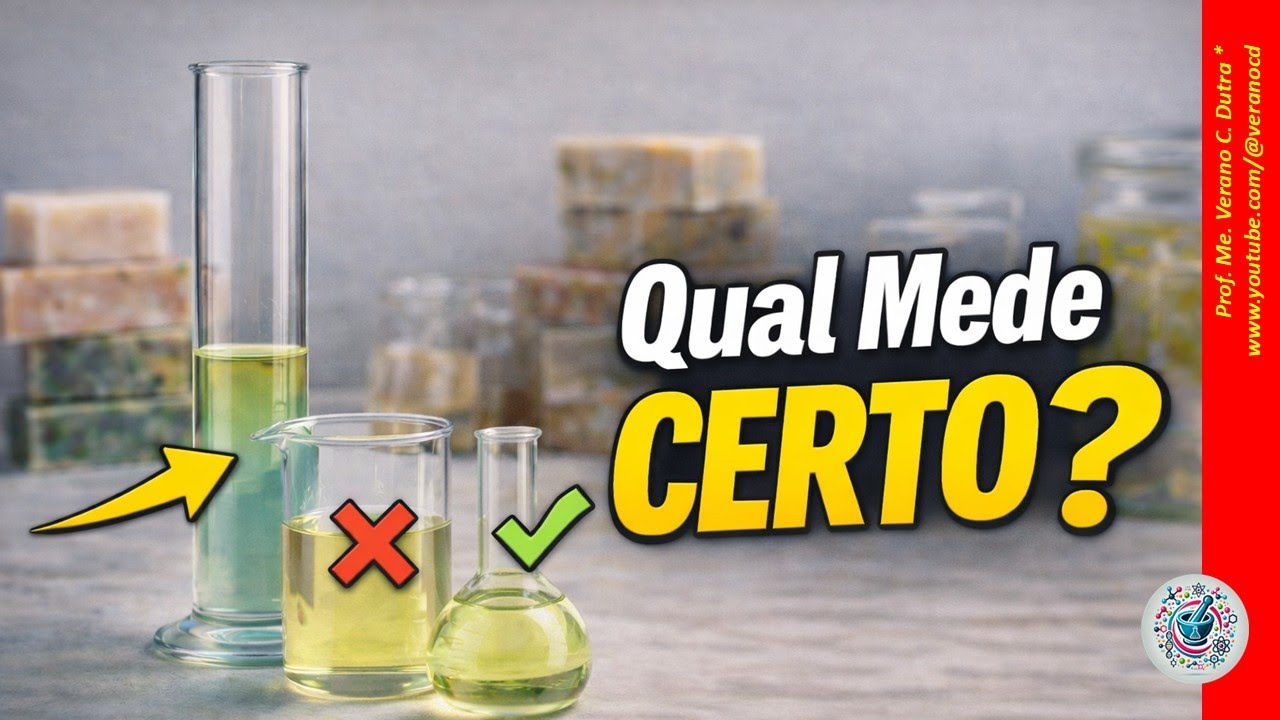 QUAIS VIDRARIAS UTILIZAR PARA MEDIR VOLUME?