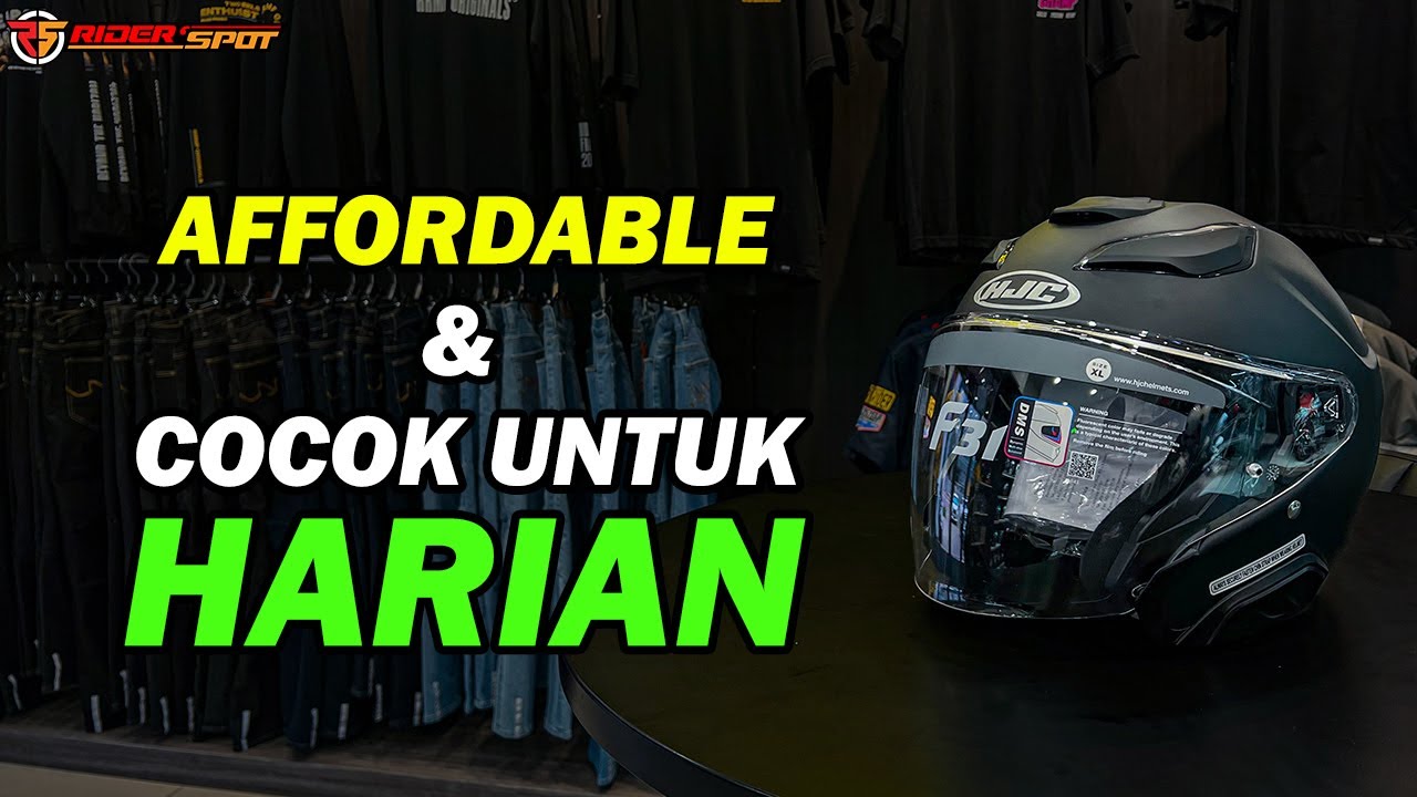 HARGA NYA OKE FITUR NYA LENGKAP | HJC F31 Review