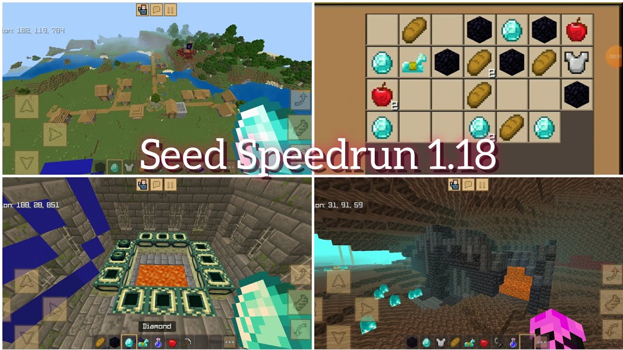 Seed Speedrun Crafting And Building 1.18