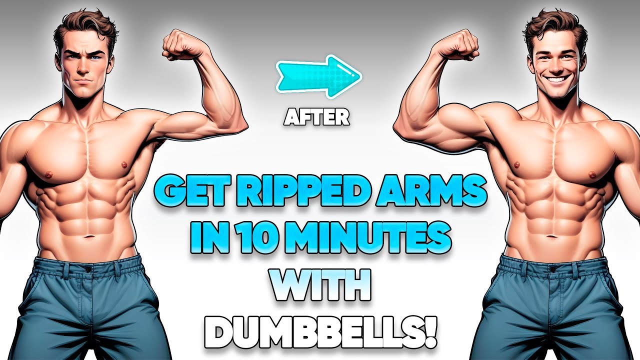 Get RIPPED Arms in 10 Minutes with Dumbbells!
