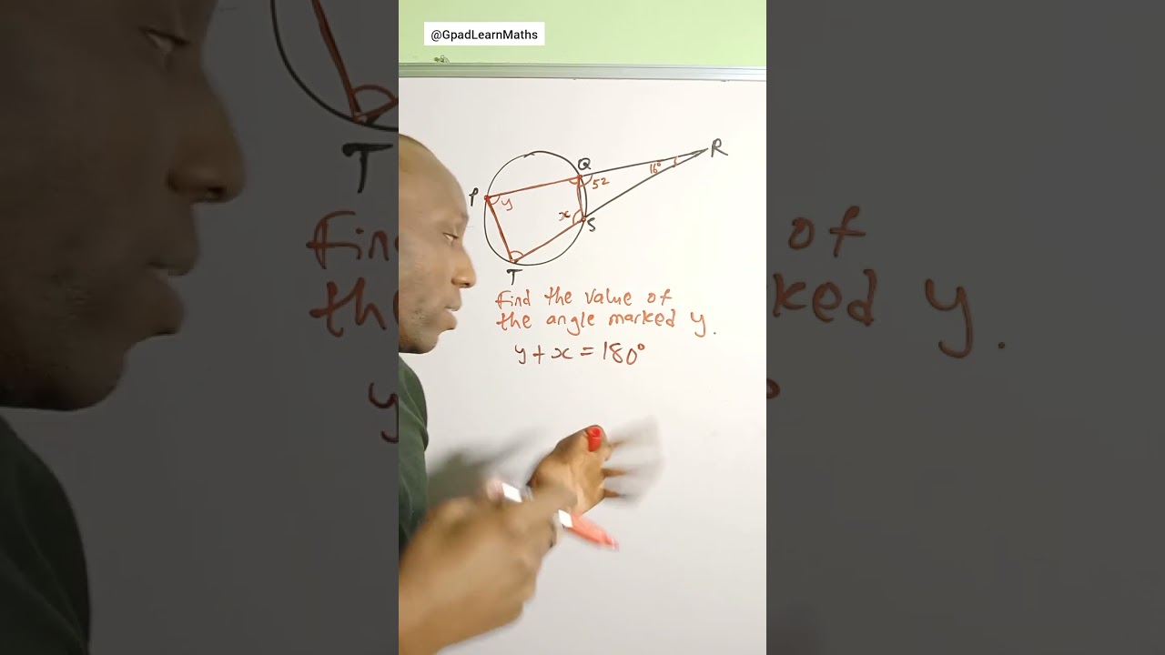 Solving a problem involving Circle Theorems. #circletheorem #circle #exteriorangles #gpadlearnmaths