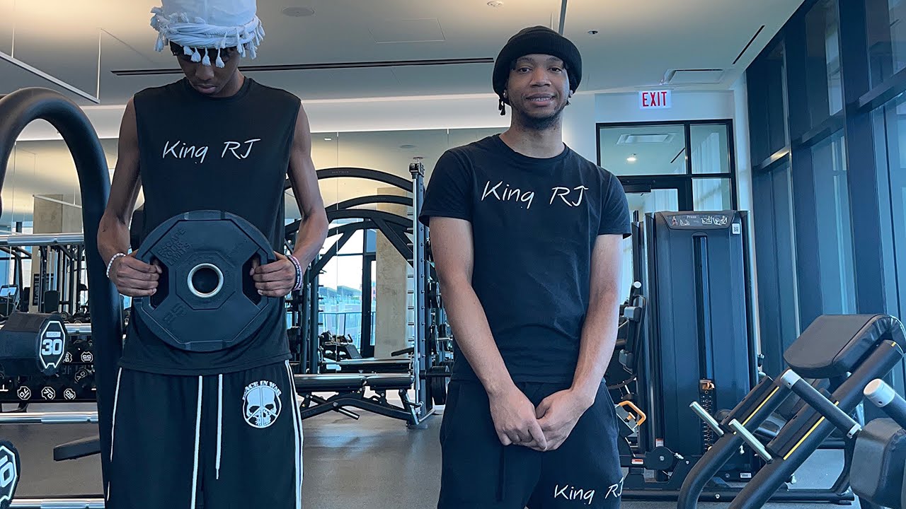 GYM VIBES W/ MY NEPHEW 😌🏋🏽 W WORK OUT?? 👀 (SUBSCRIBE)