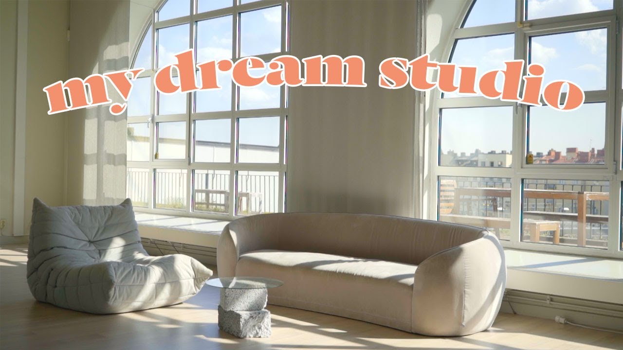 MOVING IN TO MY DREAM STUDIO | STUDIO TOUR | 70 sqm