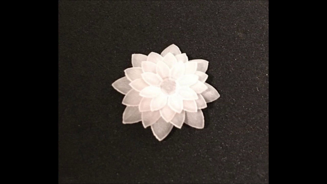 85 PCA - Parchment Craft TP3535E  3D Flower Toppers 2   Flower Assembly Part Three