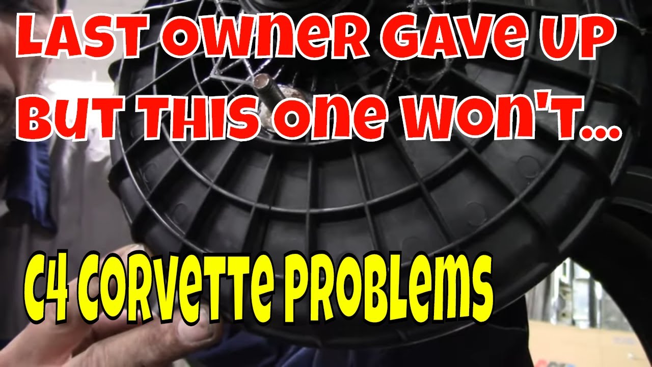 C4 Corvette. Given Up On By Last Owner. The New Owner Wants It Fixed!