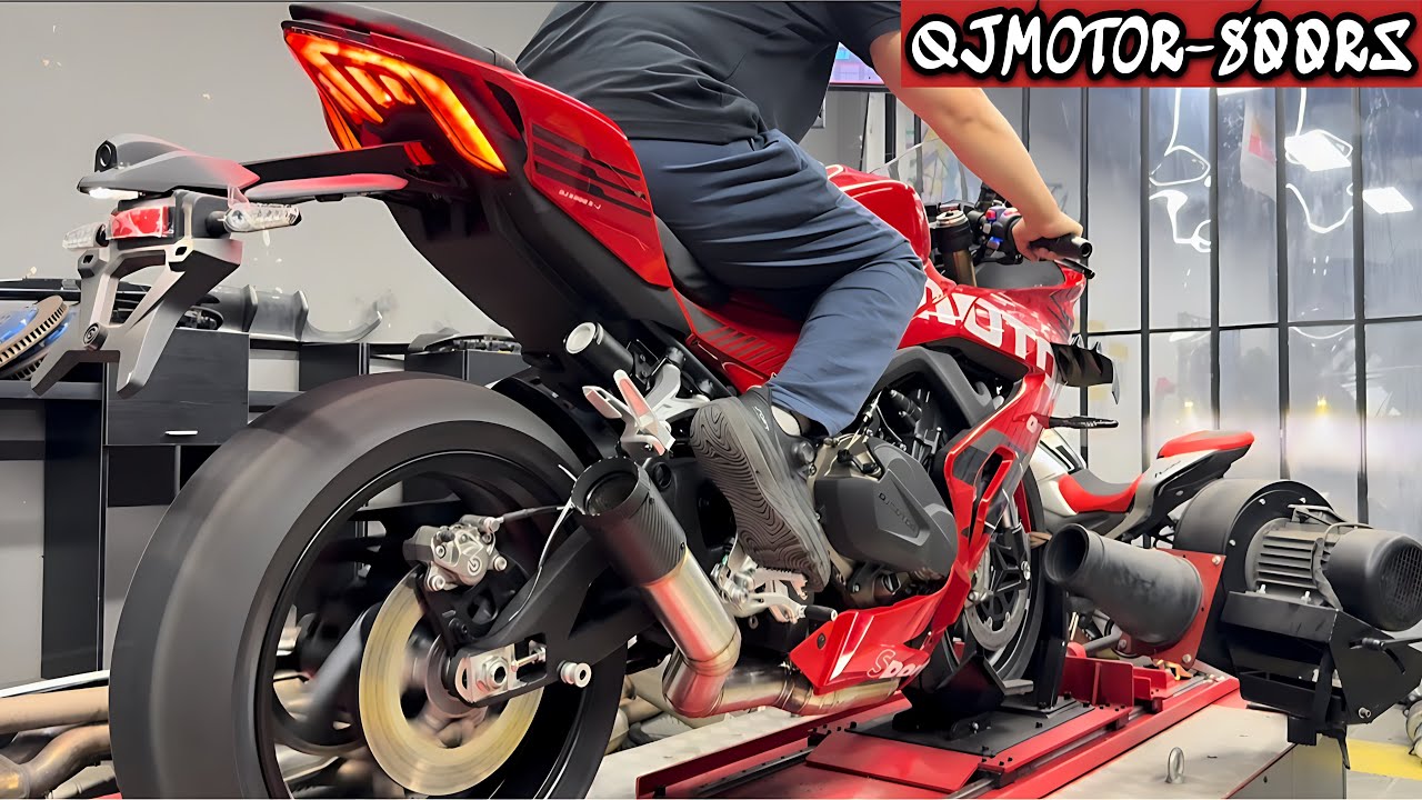 ⚡ QJMOTOR 800RR на динамометре — БЕЗУМНЫЙ тест на максимальную скорость! 🔥