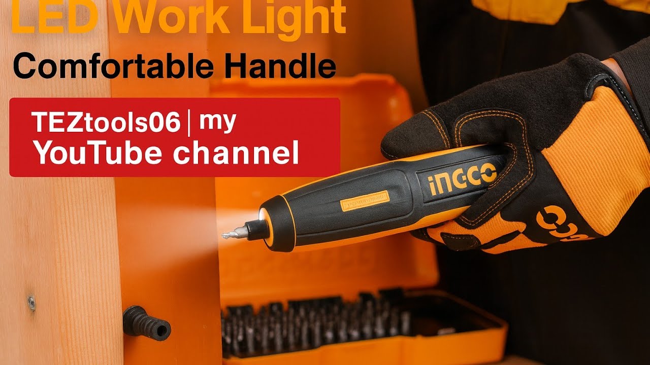 INGCO CORDLESS 4v screw driver testing and unboxing ! Wireless screw driver #ingco #wireless 