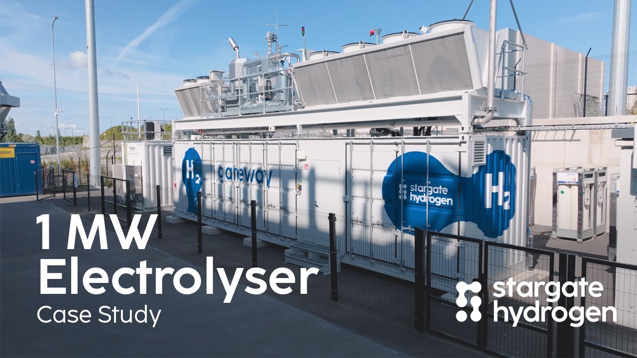 Stargate Hydrogen  - Utilitas Case Study - 1 MW Electrolyser - Full video with interviews