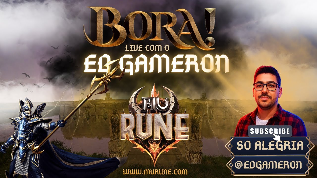 AO VIVO 🔴 MU Rune Season 6 | Upando e Farmando Sem Parar!