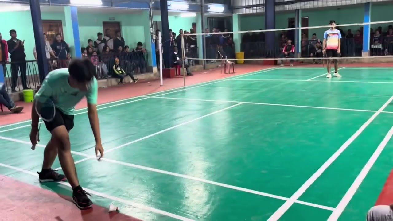 Arnab vs priyam single final match ( KTPS kolaghat ) WBPDCL badminton tournament #viralvideo