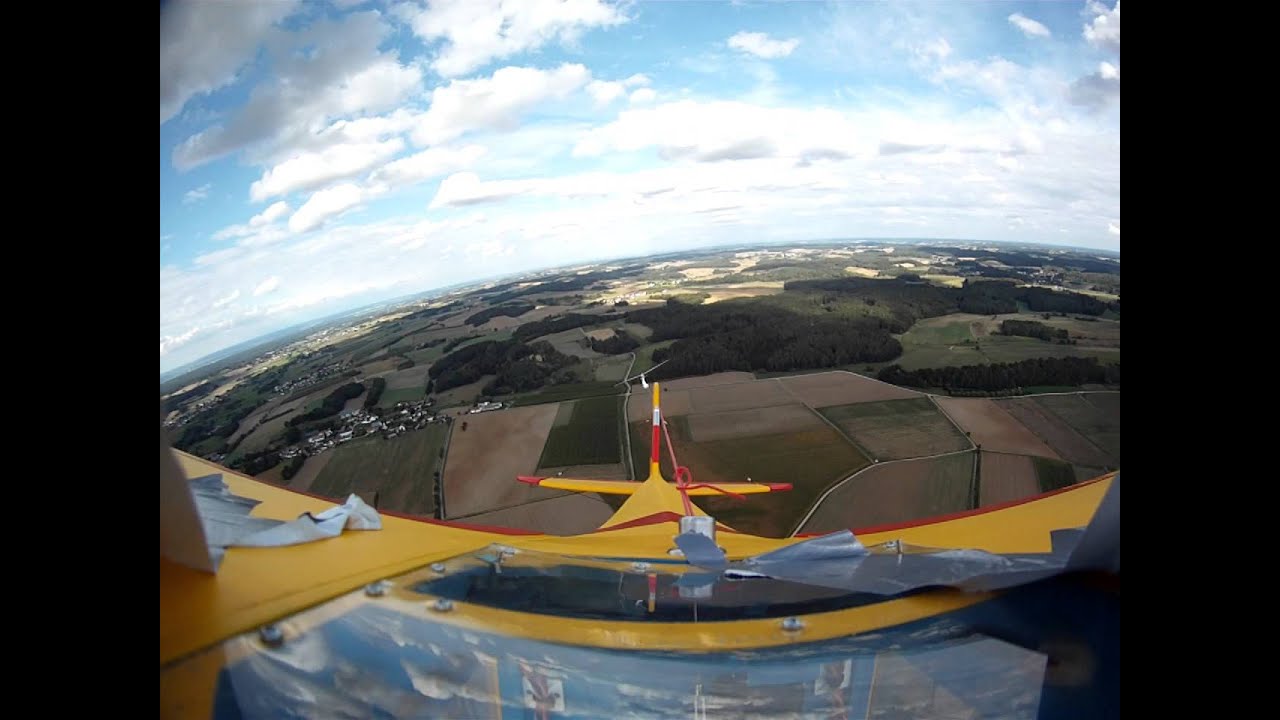 Seglerschlepp mit Toni Clark Piper, Segler 3m Spannweite