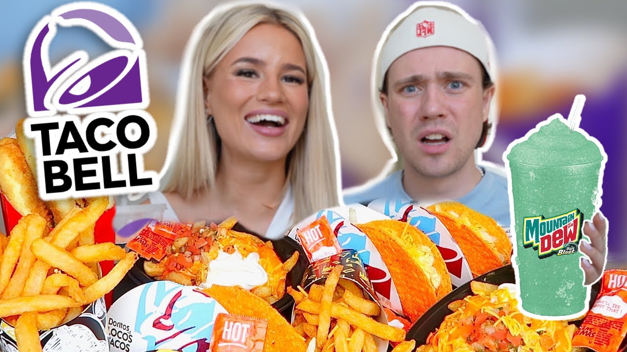 PROVAR ALLT PÅ TACOBELL (spicy mukbang)