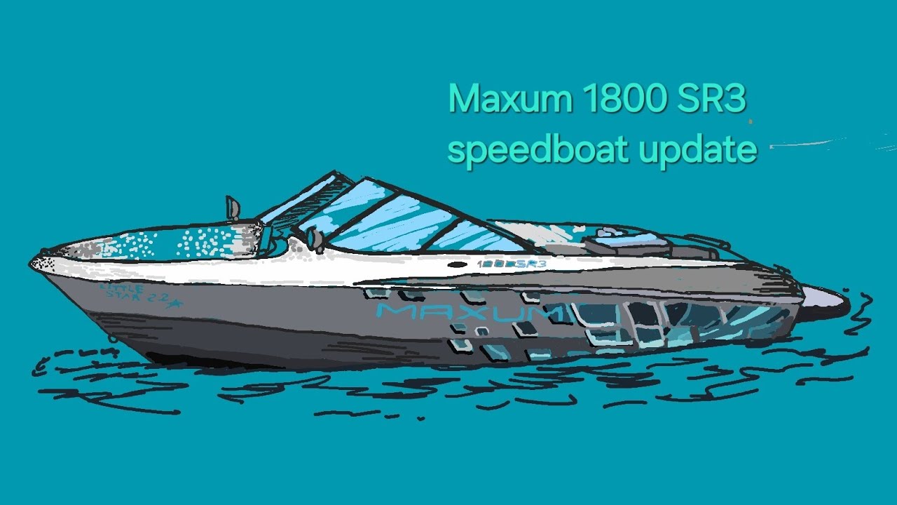Maxum 1800 SR3 speedboat update
