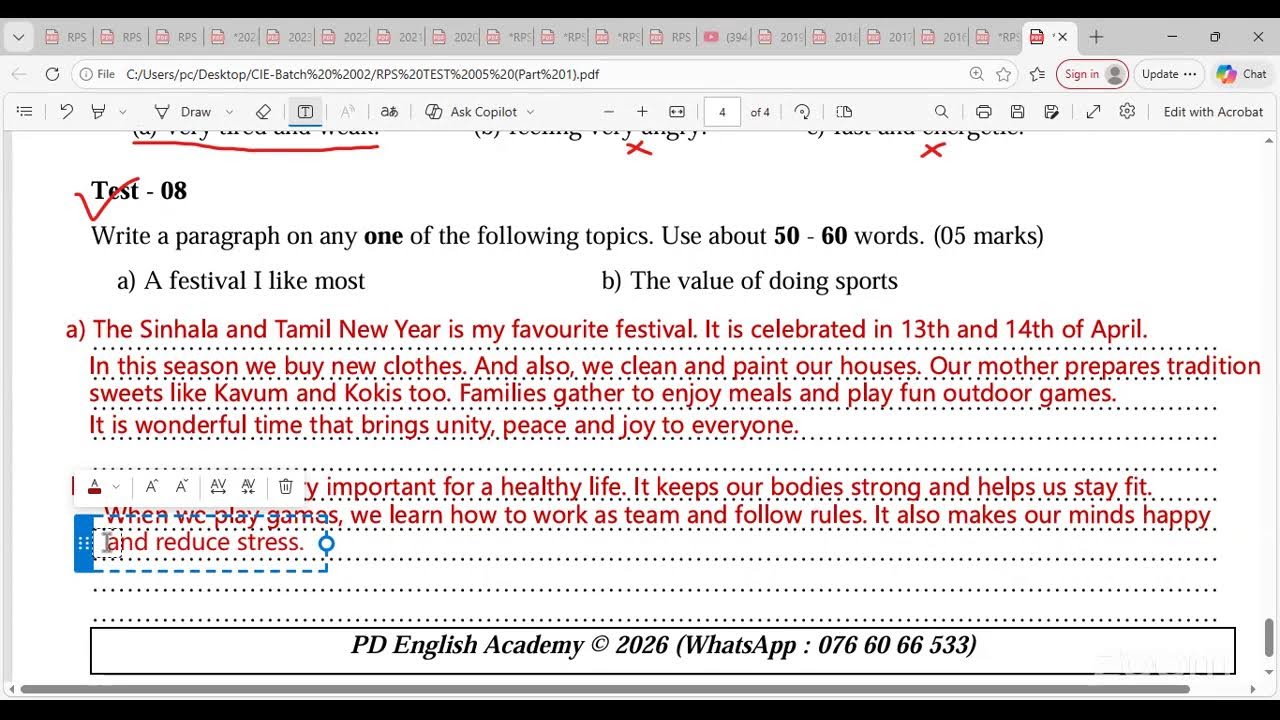 2025 O/L English - FINAL SEMINAR PAPER (Part I)