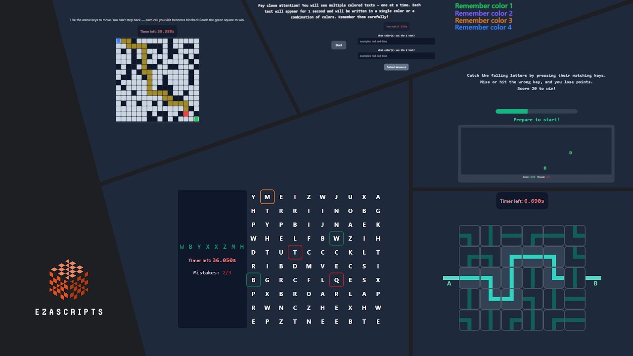 [ESX/QB/Standalone] UI minigames (FiveM script)