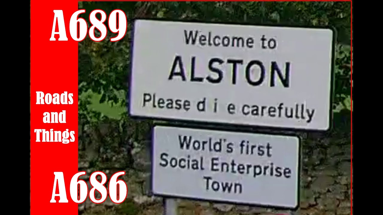 A Drive Through ALSTON Cumbria. Englands HIGHEST Town.