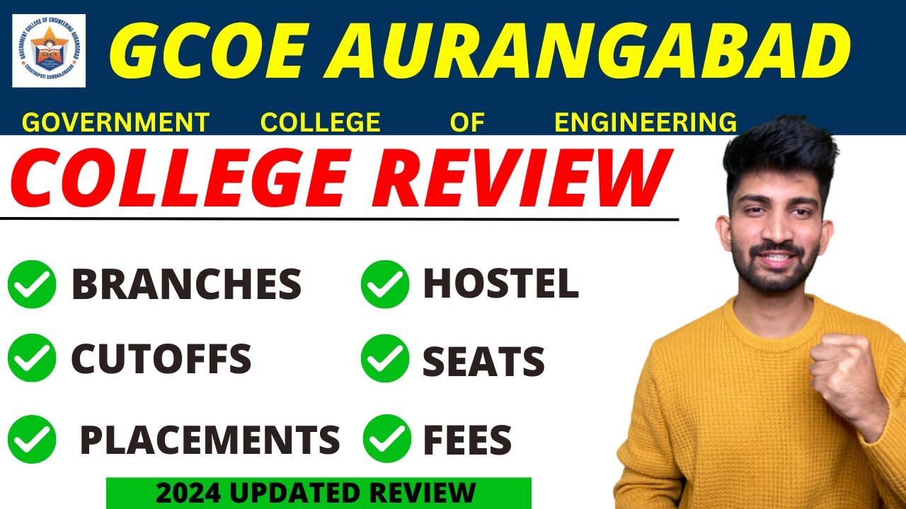 Government College of Engineering Aurangabad | Government College Aurangabad College Review 2024