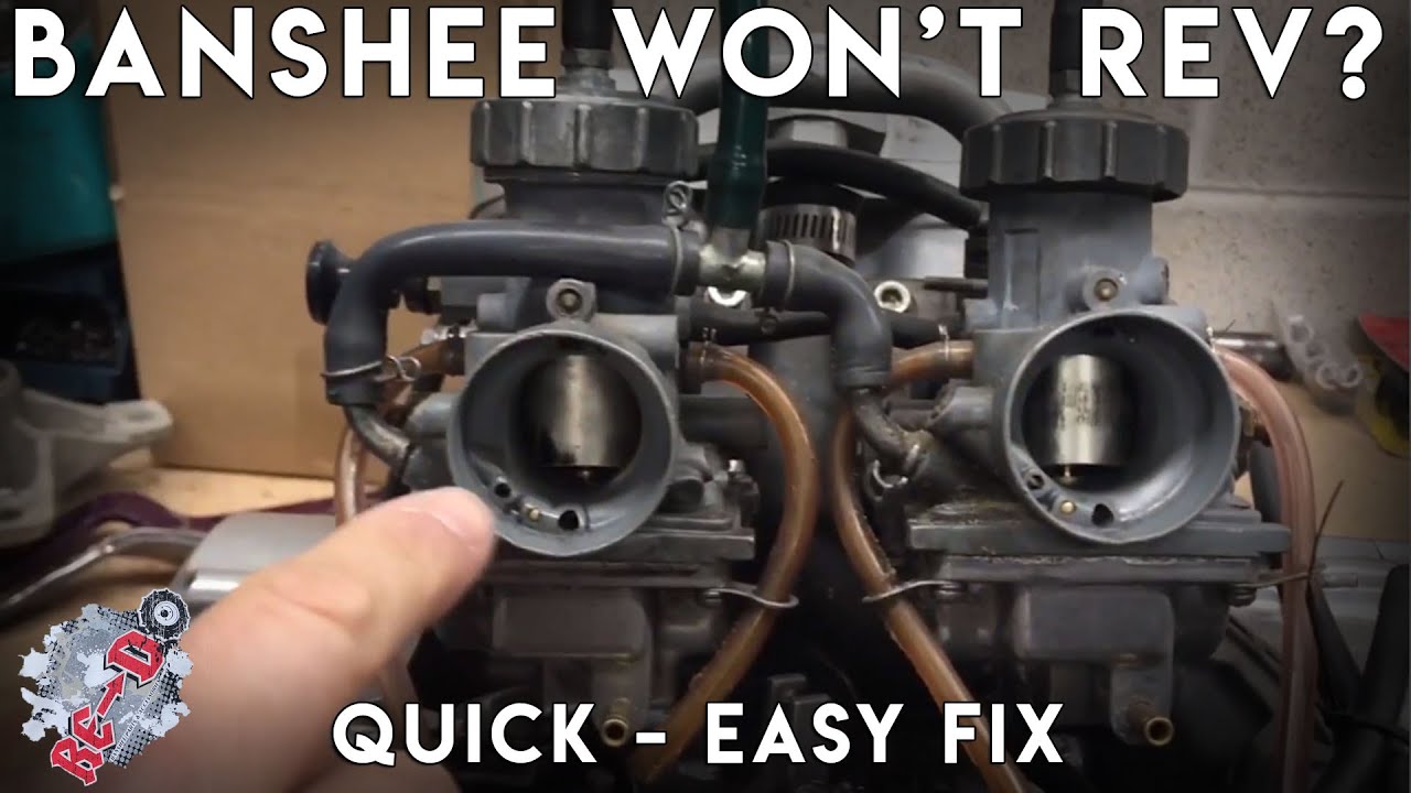Banshee Won't Rev? How To Tell If Your Carb Slides Are BACKWARDS