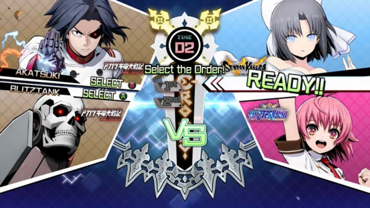 Blazblue Cross Tag Battle Akatsuki and Blitztank