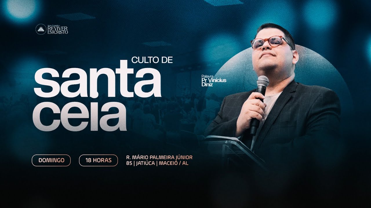 🔴 LIVE | CULTO DE SANTA CEIA | PR. VINICIUS DINIZ | REC ALAGOAS | 08/02/2026