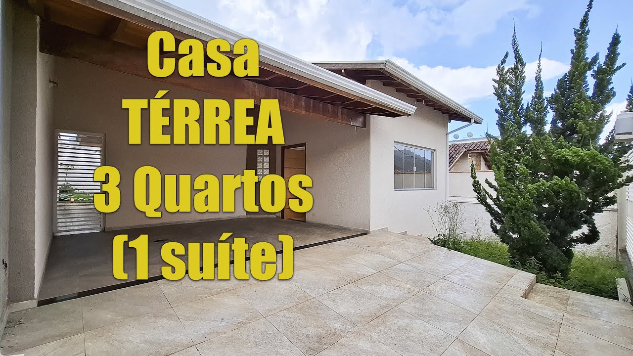 Casa à venda - TÉRREA - 3 quartos (1 suíte) - Poços de Caldas-MG #pocosdecaldas