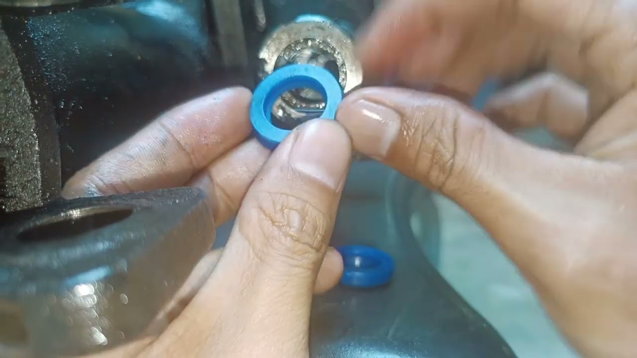 Repair hidrolik hand stacker Krisbow, change seal set