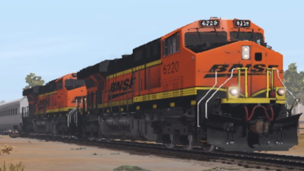Trainz Simulator 3: The Unbelievable Chase of the BNSF OCS Train Along the Phoenix Subdivision!!!!