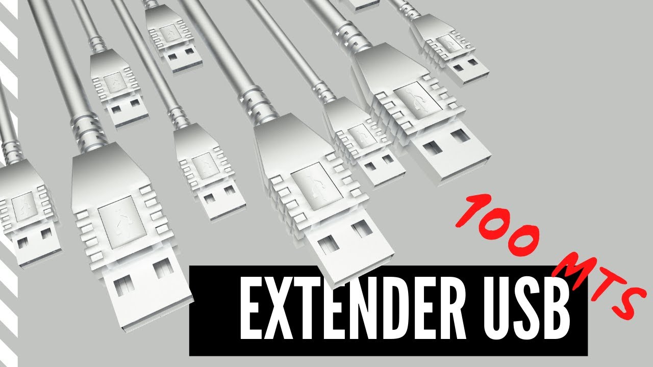 🔴 Cómo EXTENDER | ALARGAR cable USB hasta 🚀100 METROS 📹CAMARAS TECLADOS DISCO DURO Y MAS Kramer AV