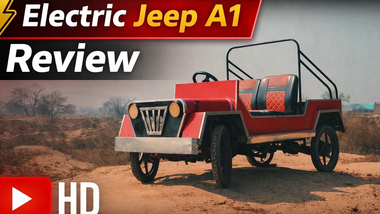 Homemade Electric Jeep A1 Review 🫨