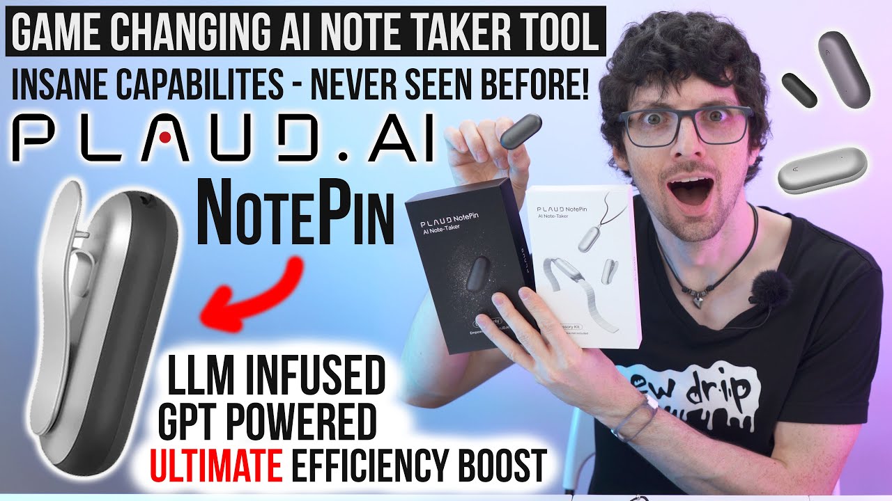 2024's Best Wearable AI Notetaker - PLAUD NotePin Review & Test (Massive Game-Changer)