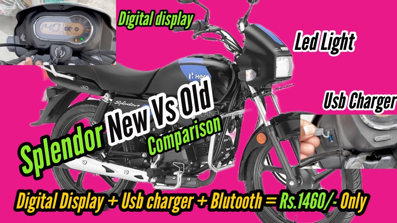2022 Hero Splendor Plus Xtec vs Splendor plus Full Comparison Review Tamil