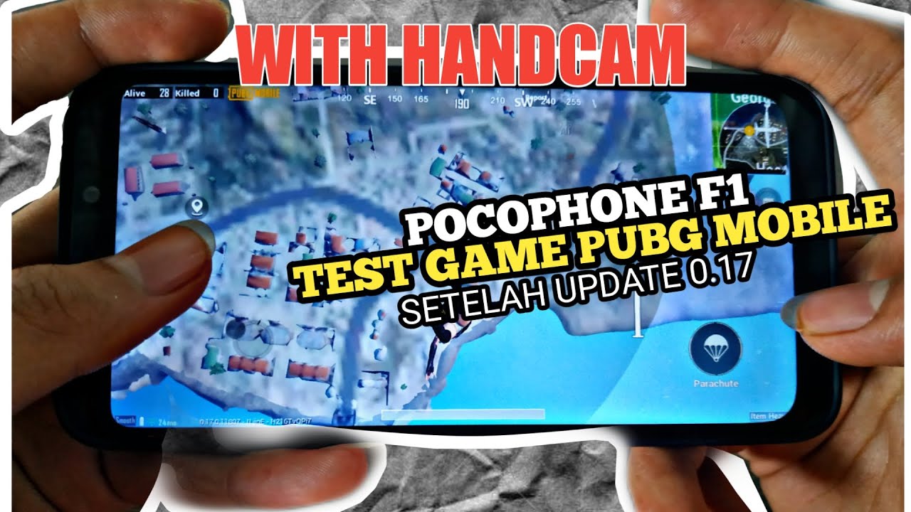 POCOPHONE F1 Test Game PUBG 4 Fingerclaws Full Gyro Setelah Update 0 17 0 [Handcam]