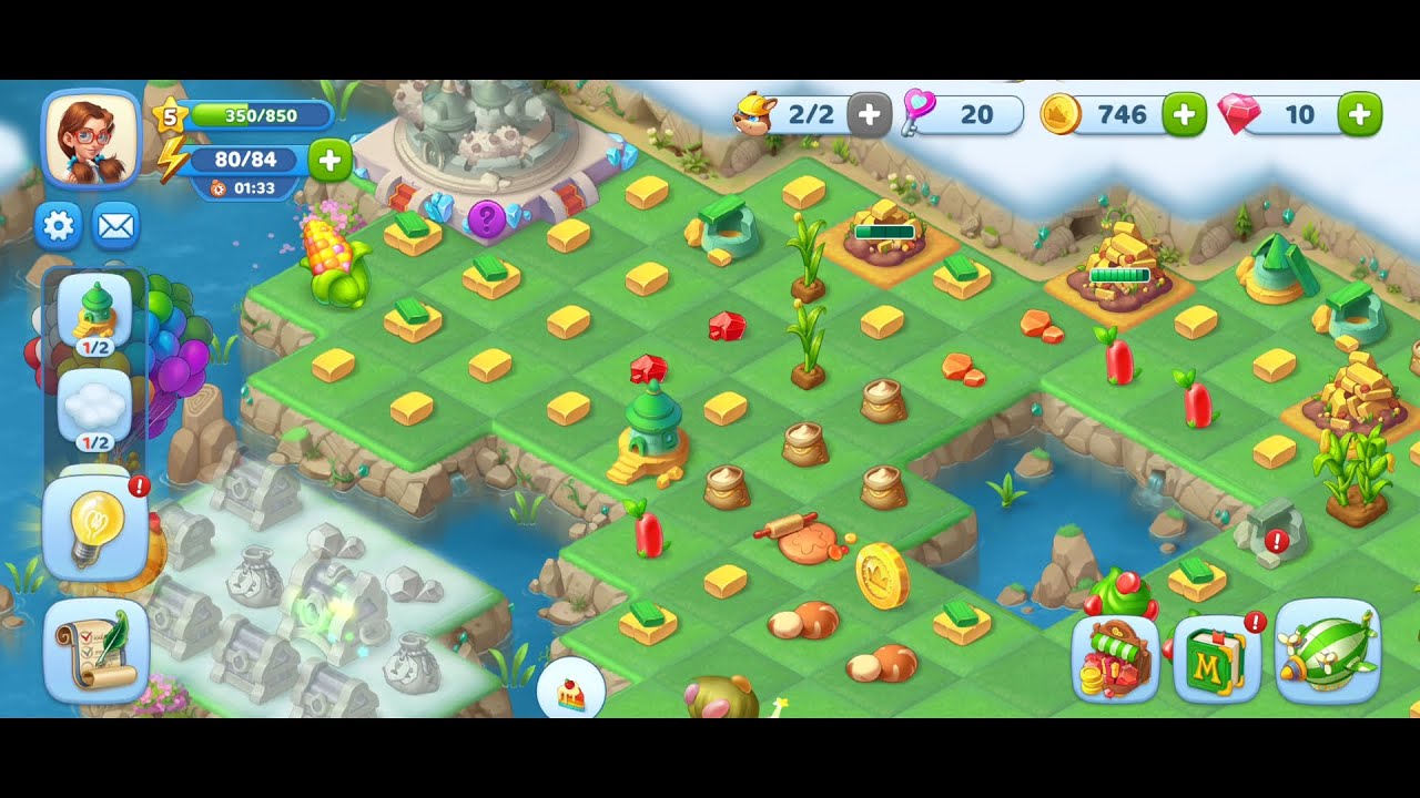 Merge Fables (-by MergeGames) - free online merging puzzle game for Android and iOS - gameplay.